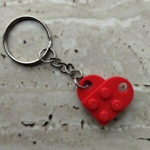 Lego sleutelhanger hart
